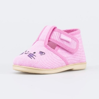 131200-11 розовый туфли ясельная, малодетская Текстиль